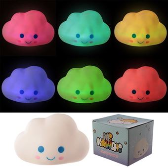 Lampe Ou Veilleuse Couleurs Changeantes Kawaii Nuage Led Achat