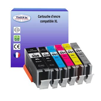 24 Cartouches D'Encre Compatibles Canon PGI-550 & CLI-551 - 6 Sets Complets - Neufs