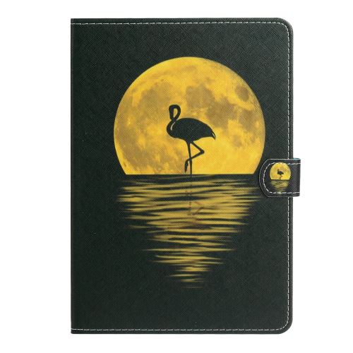 Etui en PU + TPU impression de motifs avec porte-carte cygne pour votre Samsung Galaxy Tab A 10.1 (2019) SM-T510