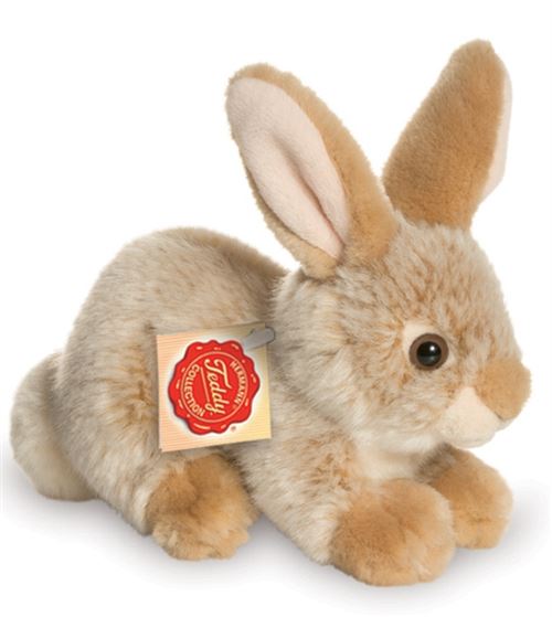 Peluche lapin beige Hermann 18 cm