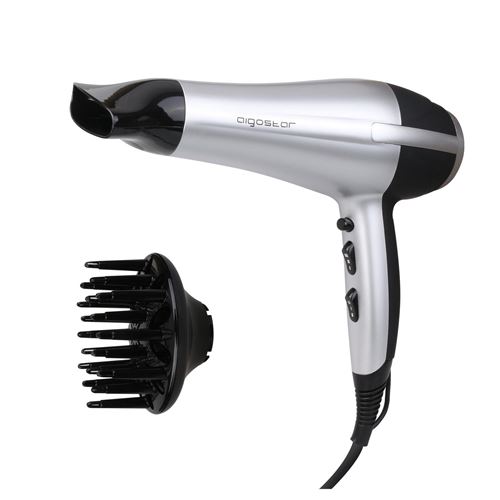 Aigostar Daphne - Sèche-cheveux professionnel avec diffuseur. 2200 W. Option air froid. Design exclusif.