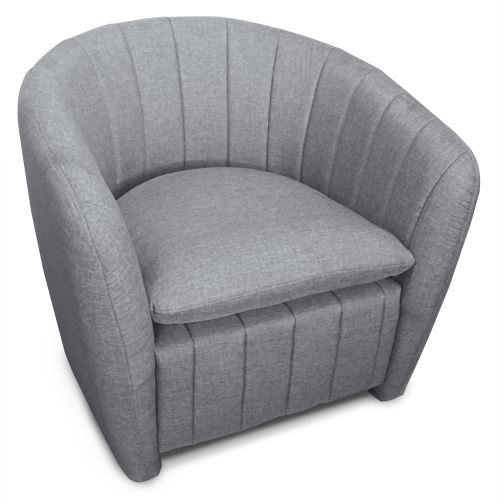 Fauteuil Noumea Tissu Gris