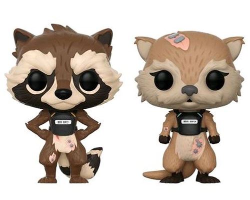 Figurine Funko Pop! N°02 - Les Gardiens de la Galaxie 2 - Rocket et Lylla