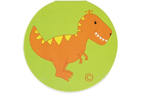 LG-Imports carnet Dino junior 8 cm vert/orange