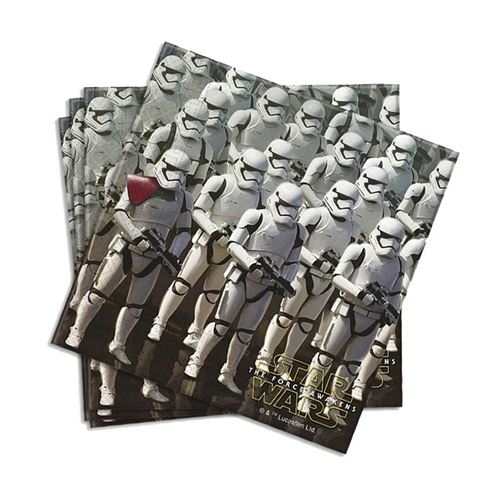 20 serviettes star wars vii