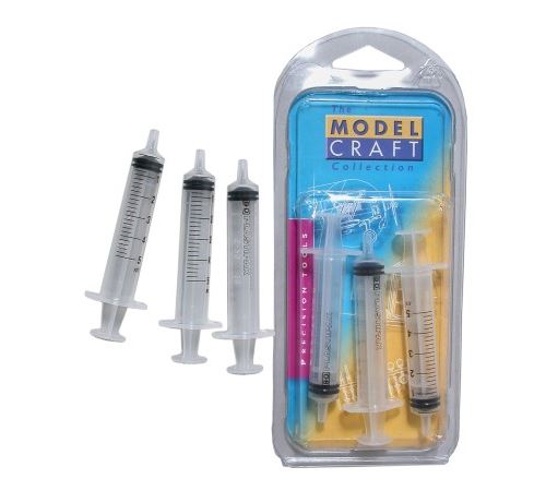 Lot de 3 seringues 5ml