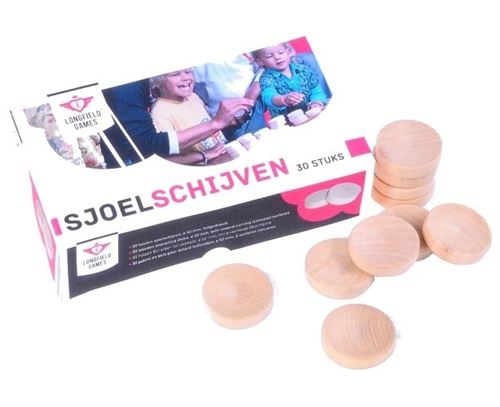 Longfield Games SET DE 30 DISQUES shul BIG HOLGEDRAAID
