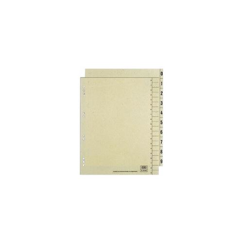 Oxford Intercalaires, Chamois, 240 X 300 Mm, En Carton Dur