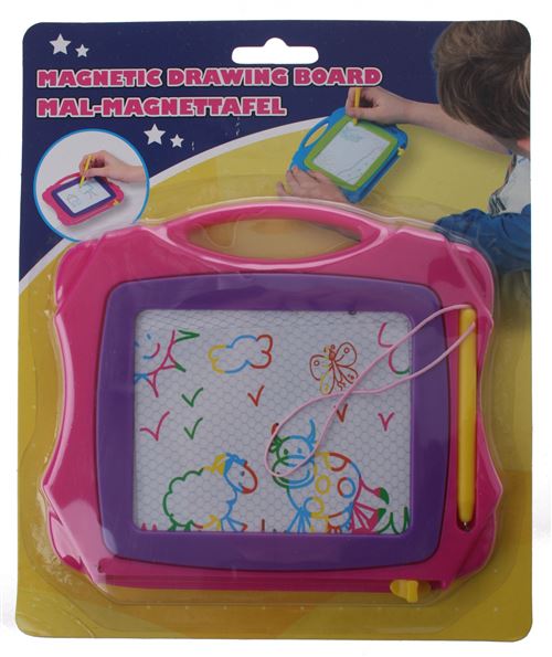 Eddy Toys magnétique planche à dessin rose 18 x 14 cm