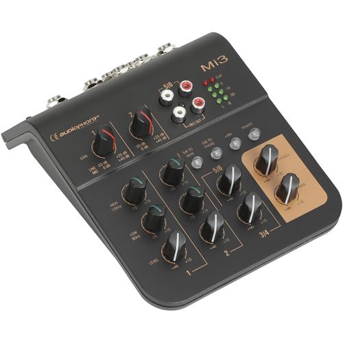 Audiophony Mi3 table de mixage 3 canaux compacte