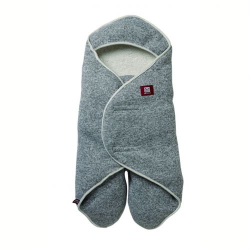 Couverture babynomade douillet 0-6 mois gris - red castle