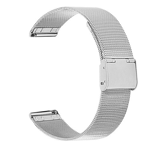 Bracelet de montre Compatible avec Samsung Galaxy Watch Active 2 40/44mm - argent