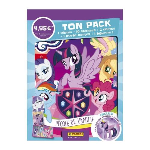 MY LITTLE PONY - saison 8 Pack de démarrage(Album + 2 pochettes + 1 porte carte + figurine)