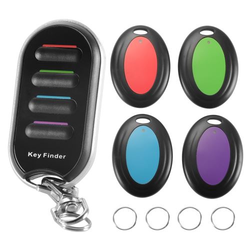Localisateur 4 en 1 sans fil RF Key Finder Balises sonores Détecteur d'alarme anti-perte Tracker AH461