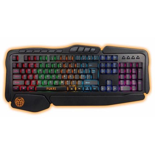 Clavier de jeu Iggual IGG315774 LED RGB Black