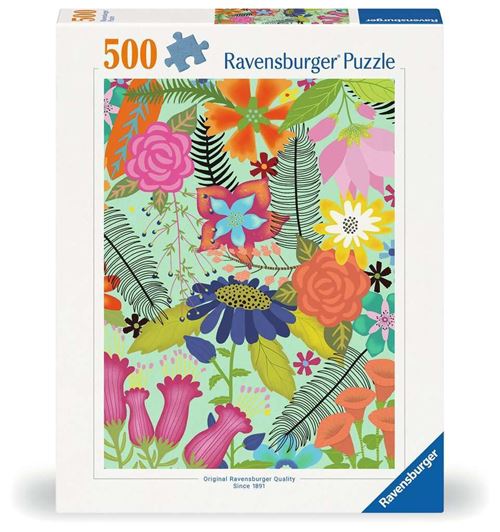Ravensburger 500P La Jungle De Fleurs Peinture - Image 2