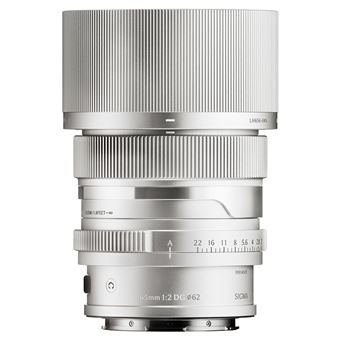 Sigma pour hybride focale fixe objectif 65mm f/2 dg dn contemporary silver compatible avec monture l