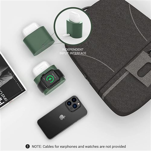 Chargeur Sans fil 3en1 Smartphone + Airpods + Apple Watch