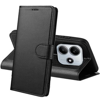 Coque Portefeuille En Cuir PU Pour Xiaomi Redmi Note 14 5G – Mo-Beauty – Rabat Magnétique, 3 Porte-cartes, Support (blanc)