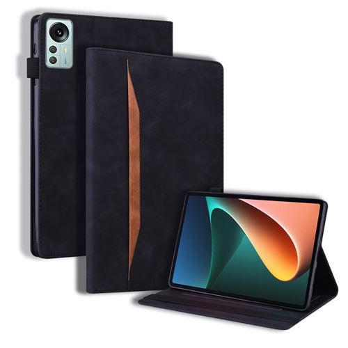 Generique Noir Etui En Pu Anti-Rayures, Fermeture Élastique Avec Support Pour Votre Xiaomi Pad 5 Pro 12.4 (2022) - Image 3