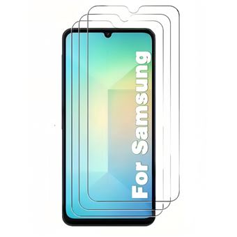 Lot de 3 Verres Trempés Pour SAMSUNG GALAXY A06.Transparent - Anti Rayures - Ultra Résistant Dureté 9H - HQSELECTION® - 1