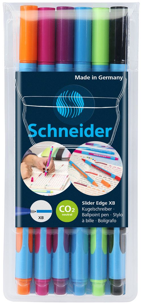Schneider Slider Edge Pastel stylo à bille - pêche Schneider