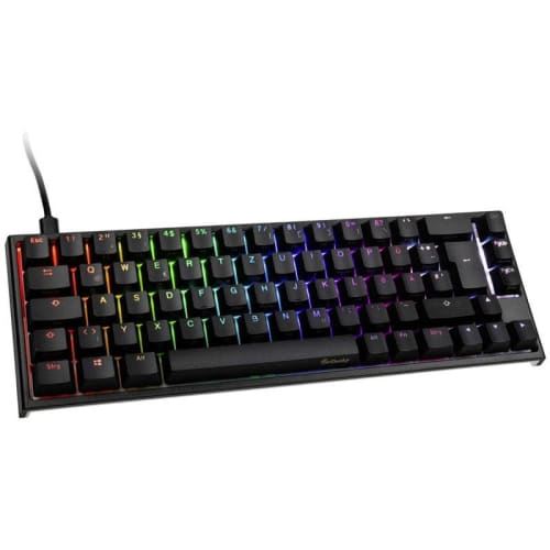Clavier Ducky One 2 SF DKON1967ST-BDEPDAZT1 Avec Fil USB RGB-LED MX-Brown QWERTZ Noir