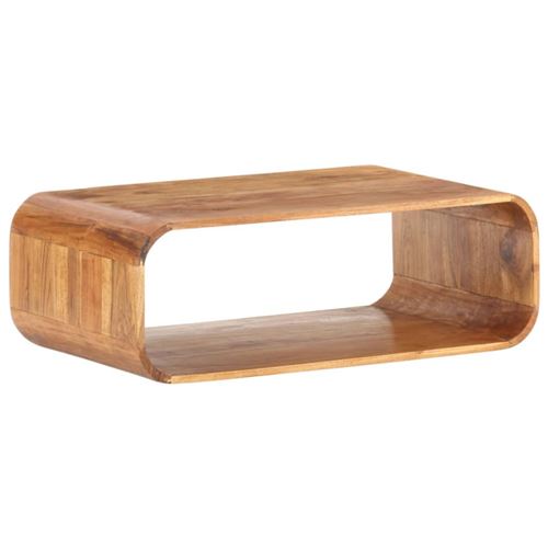 Vidaxl table basse 90x50x30 cm bois d'acacia massif 289651