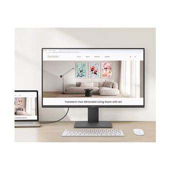 BenQ GW2491 - Écran LED - 24" (23.8" visualisable) - 1920 x 1080 Full HD (1080p) @ 100 Hz - IPS - 250 cd/m² - 1300:1 - 5 ms - HDMI, DisplayPort