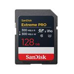 Carte Mémoire SD SanDisk Extreme PRO 128Go SDXC UHS-II jusqu'à 300MB/s V90, 8K, 4K UHD, SD carte mémoire flash haute vitesse