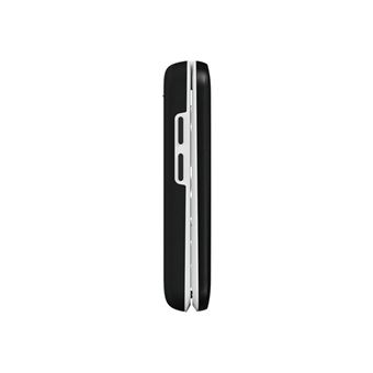 DORO Leva E22 - 4G téléphone de service - RAM 64 Mo / Mémoire interne 128 Mo - microSD slot - écran LCD (TFT) - 320 x 240 pixels (60 Hz) - rear camera 0,3 MP - blanc et noir