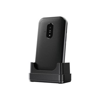 DORO Leva E22 - 4G téléphone de service - RAM 64 Mo / Mémoire interne 128 Mo - microSD slot - écran LCD (TFT) - 320 x 240 pixels (60 Hz) - rear camera 0,3 MP - blanc et noir