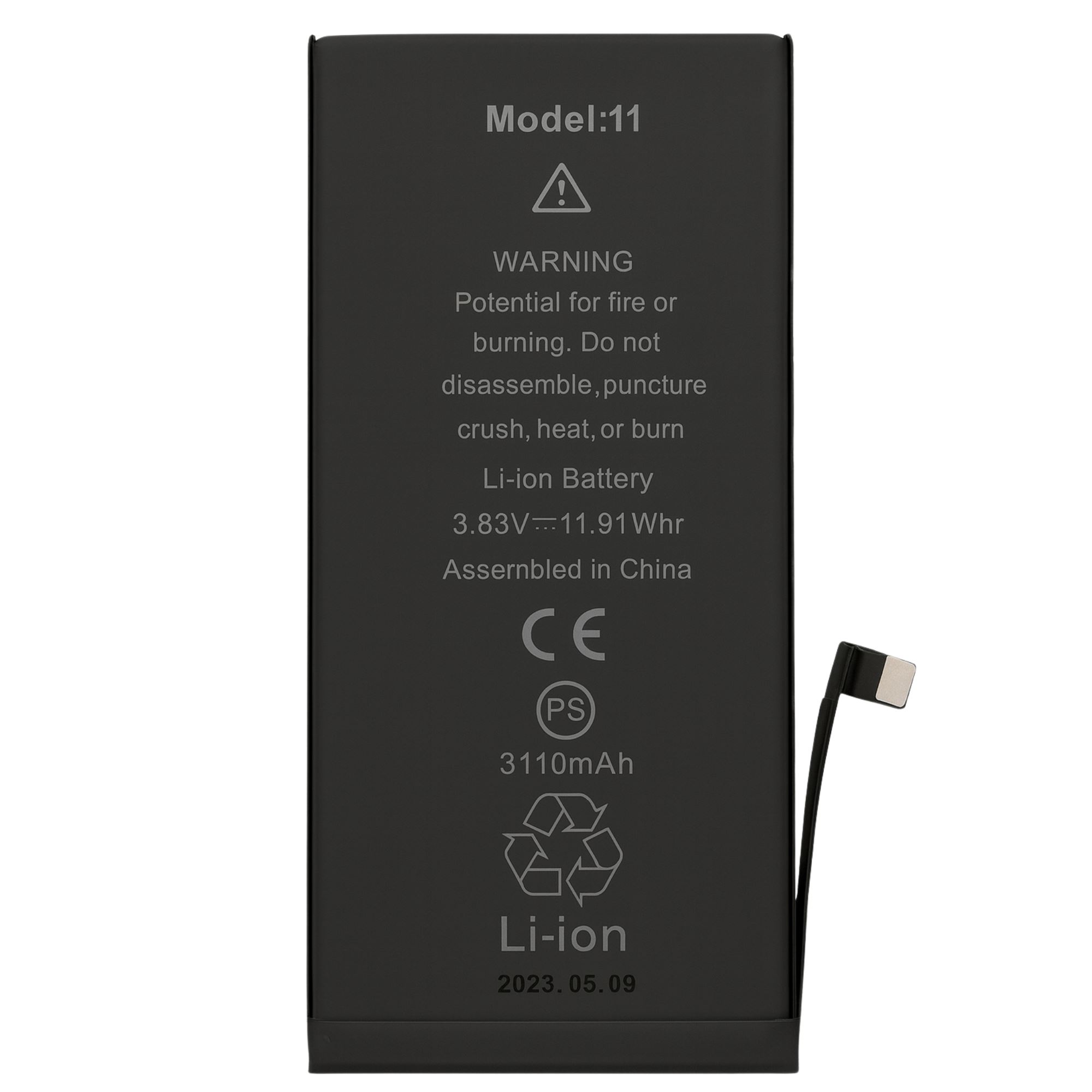Batterie Haute Capacité 6000mAh Pour IPhone 11 Avec Outils De Réparation - Compatible A2223 A2111 A2221