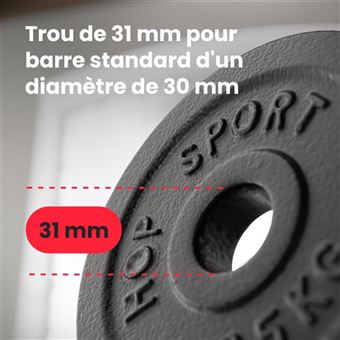 Haltères Oliver Paire Haltères Chromés Oliver - Paire De 2 X 10 Kg