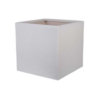 Pot de fleur STRATA LARGE SQUARE RIVEN Pierre carré 38,5 x 46,5 cm ...