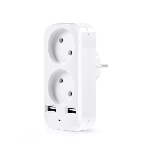 Caméra Cachée WiFi Chargeur USB 5 Ports 1080P - Mini Caméra Espion Détection Mouvement Tuya