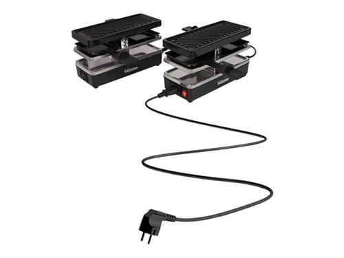 Tristar RA-2742 - Raclette/grill - 800 Watt - noir (pack de 2)