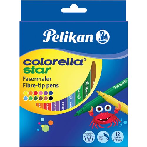 Pelikan Feutre colorella star, étui en carton de 12