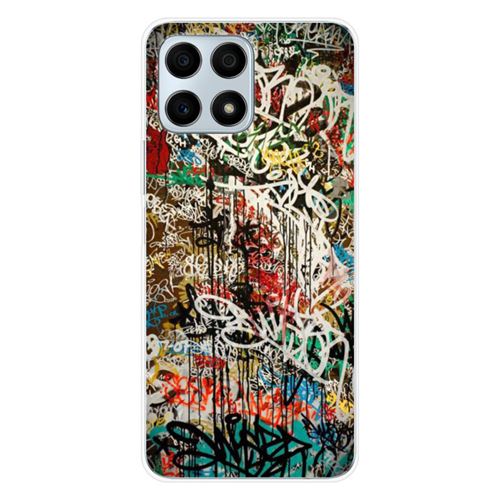 Coque en silicone imprimée compatible Huawei Honor X8A Graffiti 1