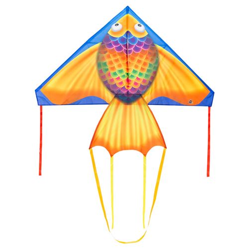 HQ Kites - Cerf-volant Delta Poisson - Cerf-volant monofil pour enfant - Prêt à voler - Image 3