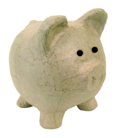 Tirelire cochon - Papier mâché