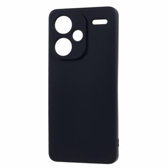 Coque Silicone Noire Mate + Film Verre Trempé Pour Xiaomi Redmi Note 13 Pro Plus - Neuf - Anti-choc