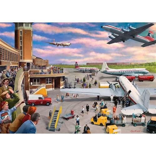 Non Communiqué Puzzle 1000 Pièces : Falcon - La Plate-Forme D'observation Jumbo