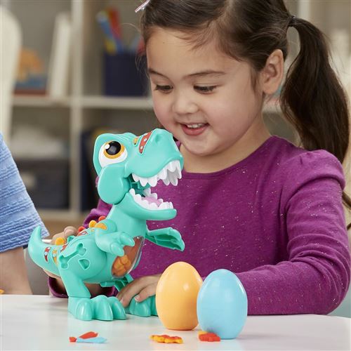 6€54 sur Play-Doh Dino Crew, Croque Dino, jouet pour enfants avec bruits de  dinosaure, 3 oeufs Play-Doh pâte à modeler, à partir de 3 ans - Pâte à  modeler - Achat & prix