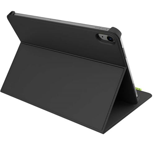 Etui Folio pour iPad Air 11 Recycl&eacute; El&eacute;gant et Durable S&eacute;rie Cactus Noir