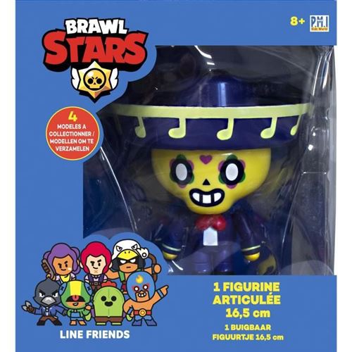 Lansay - Brawl Stars - 1 Figurine Articulée 16,5 cm - Lot #3 - Jeux Vidéos