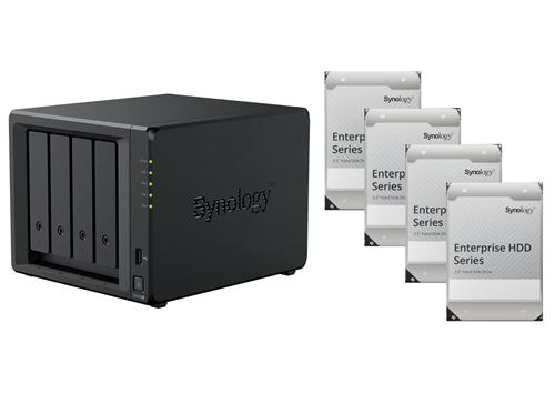 Serveur NAS Synology DS425+ (2Go RAM) avec 4x 20To HAT Enterprise