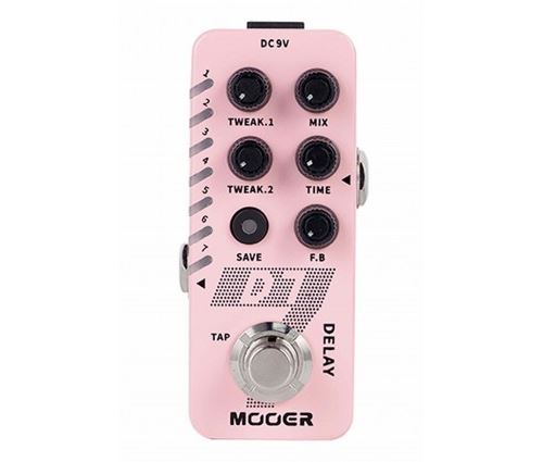 Mooer D7 DELAY - Pédale de delay - Rose