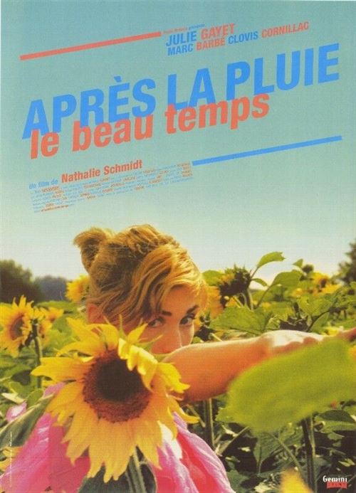 Après la pluie le beau temps - Julie Gayet - 116x158cm - Affiche de cinéma originale pliée