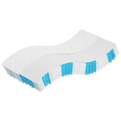 Vidaxl - Matelas à ressorts ensachés dureté moyenne 90x200 cm